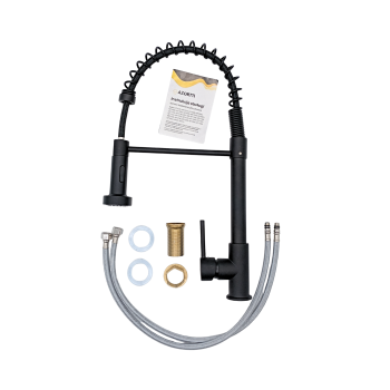 Bateria Kuchenna Wysoka Czarna Azortti AZT123(B) zestaw